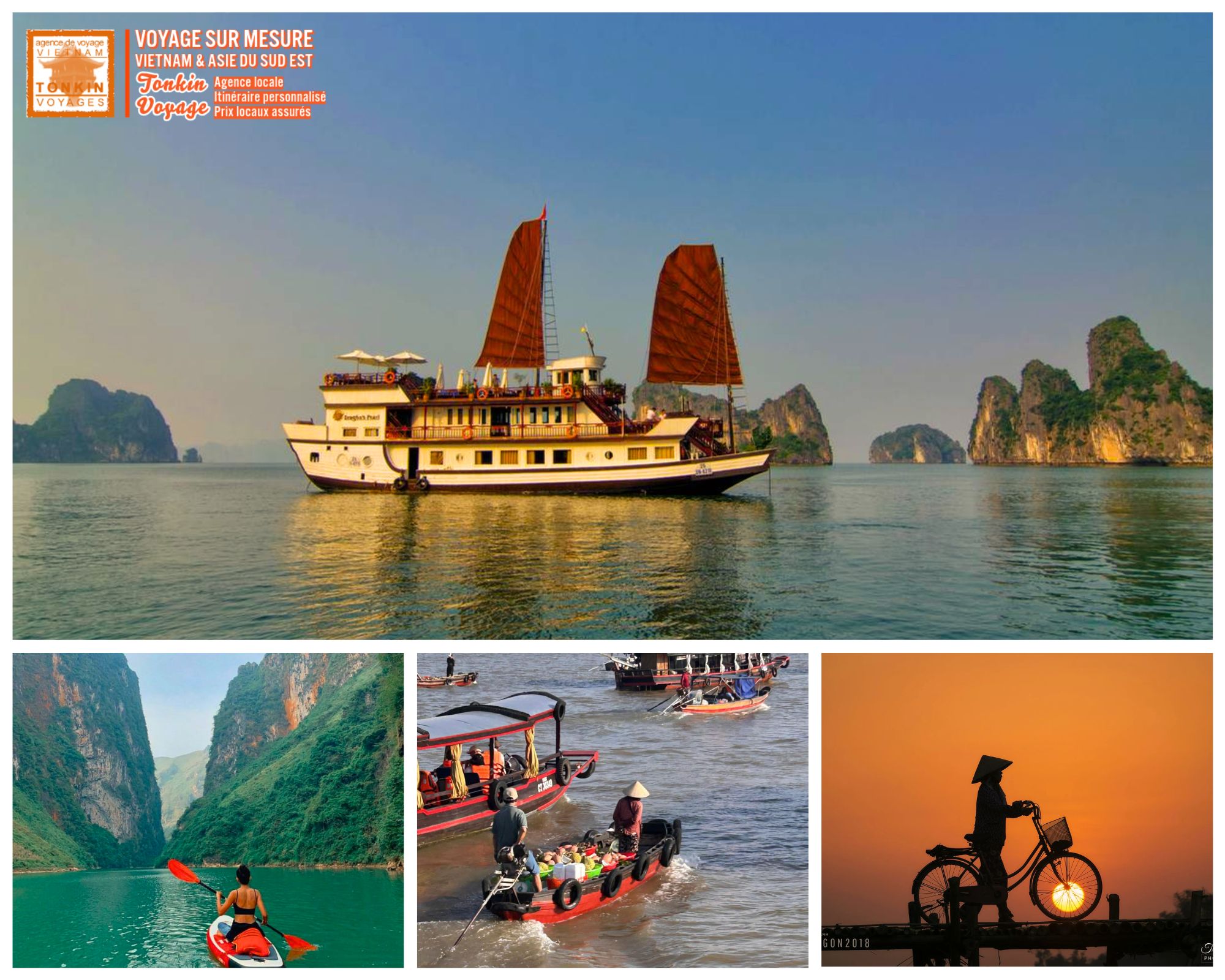 Croisi&egrave;re en baie d'Halong ou au fil du M&eacute;kong : deux exp&eacute;riences totalement diff&eacute;rentes